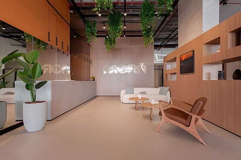 Conforto no coração de Curitiba: estúdio completo