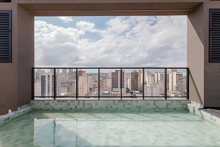 Conforto no coração de Curitiba: estúdio completo