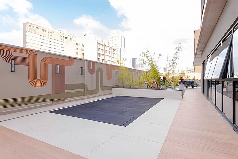 Conforto no coração de Curitiba: estúdio completo