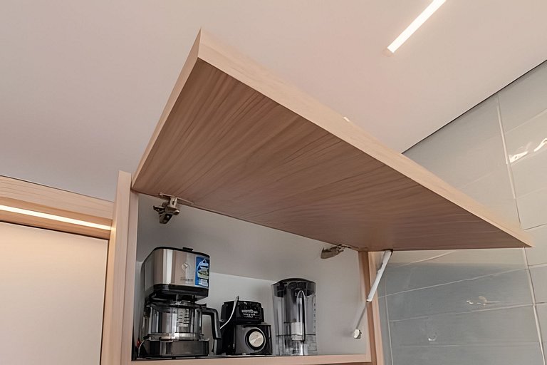 Studio elegante com estrutura premium no centro