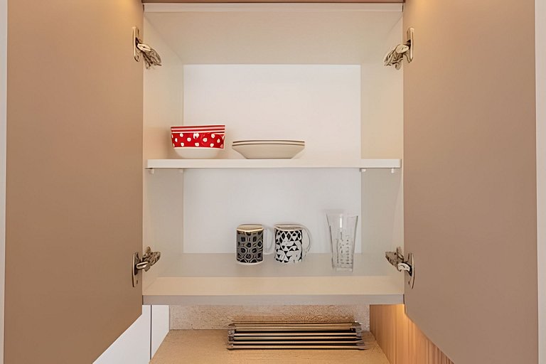 Studio elegante com estrutura premium no centro