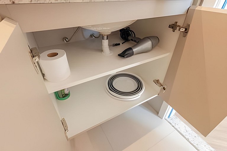 Studio elegante com estrutura premium no centro