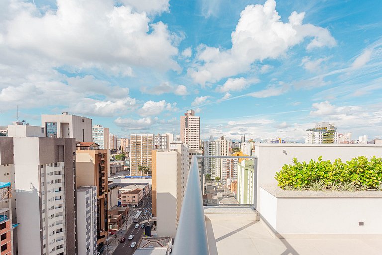 Apto novo 1 quarto c/ AC | Centro | Coworking