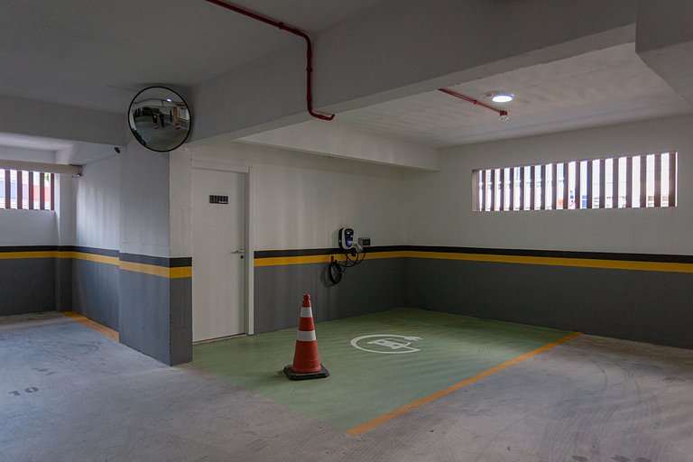 Apto novo 1 quarto c/ AC | Centro | Coworking