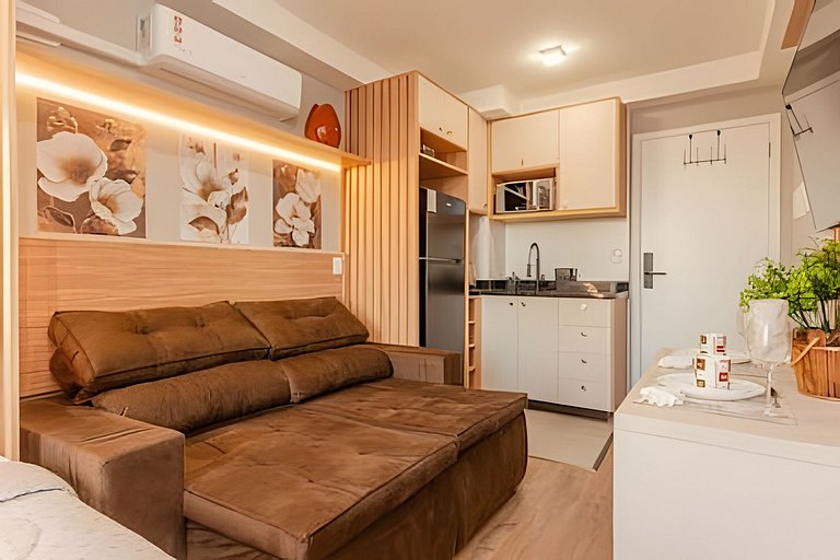 Studio Completo com Vista da Cidade