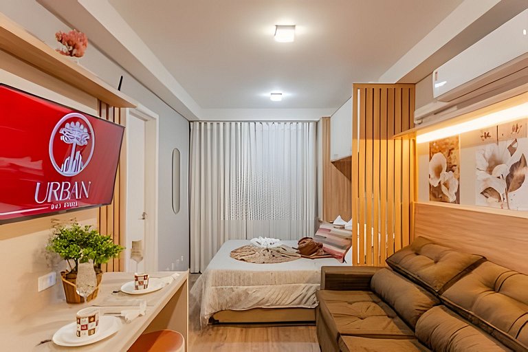 Studio Completo com Vista da Cidade