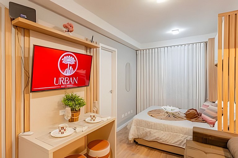 Studio Completo com Vista da Cidade