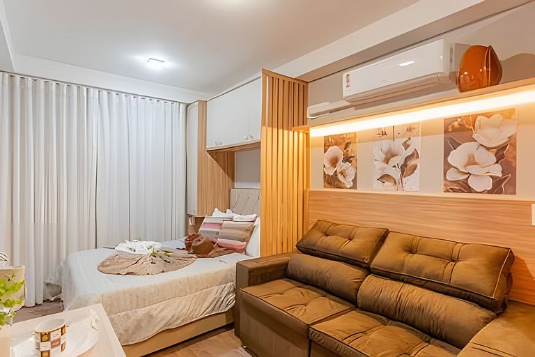 Studio Completo com Vista da Cidade