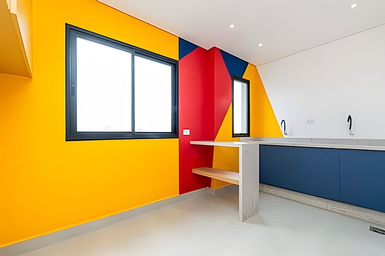 Studio Completo com Vista da Cidade