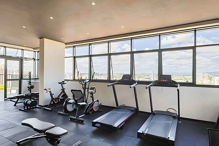 Studio Completo com Vista da Cidade